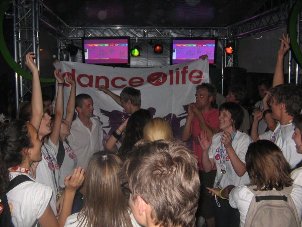 Flash Mob akcija na EXIT VIP stage-u